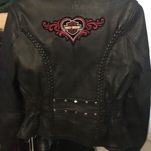 Unik Womens Leather Riding Jacket